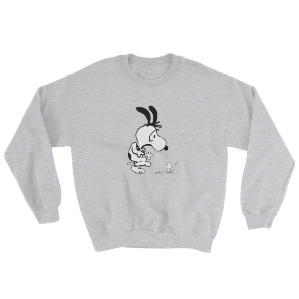 Scared Snoopy And Boo Woodstock Sweatshirt
