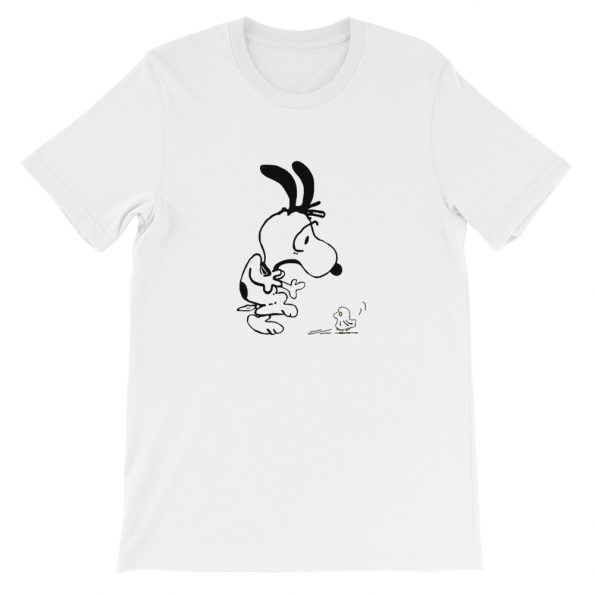 Scared Snoopy And Boo Woodstock Short-Sleeve Unisex T-Shirt