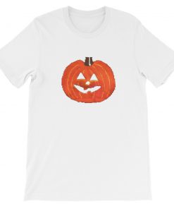 Light Up Halloween Pumpkin Short-Sleeve Unisex T-Shirt