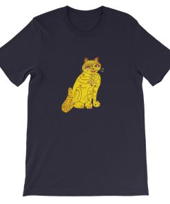 Abba Yellow Cat Short-Sleeve Unisex T-Shirt