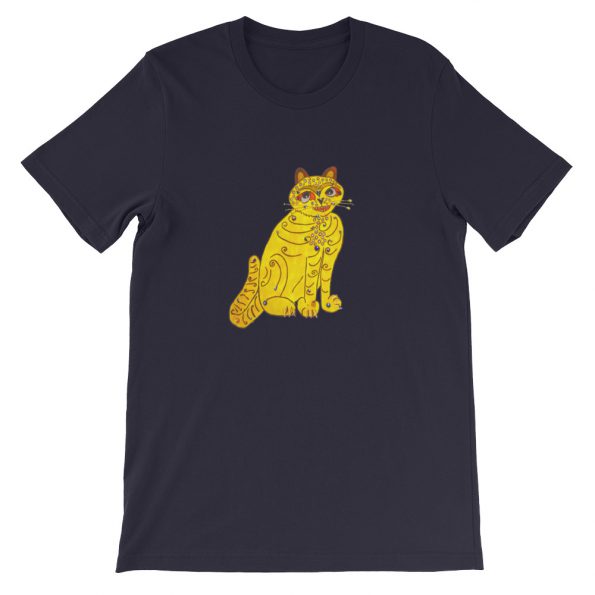 Abba Yellow Cat Short-Sleeve Unisex T-Shirt