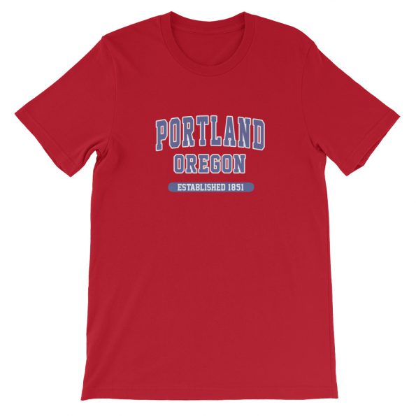 Portland Oregon Established 1851 Short-Sleeve Unisex T-Shirt