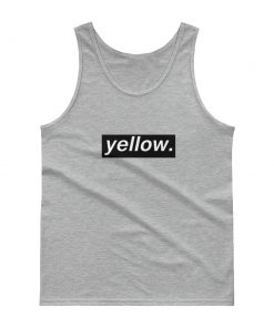 Yellow Letter Tank top