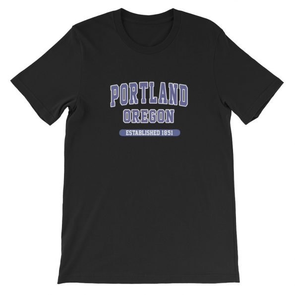 Portland Oregon Established 1851 Short-Sleeve Unisex T-Shirt