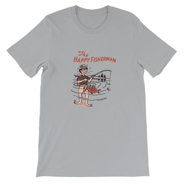 The happy Fisherman Short-Sleeve Unisex T-Shirt