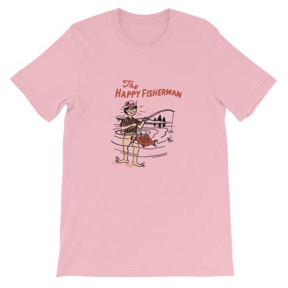 The happy Fisherman Short-Sleeve Unisex T-Shirt
