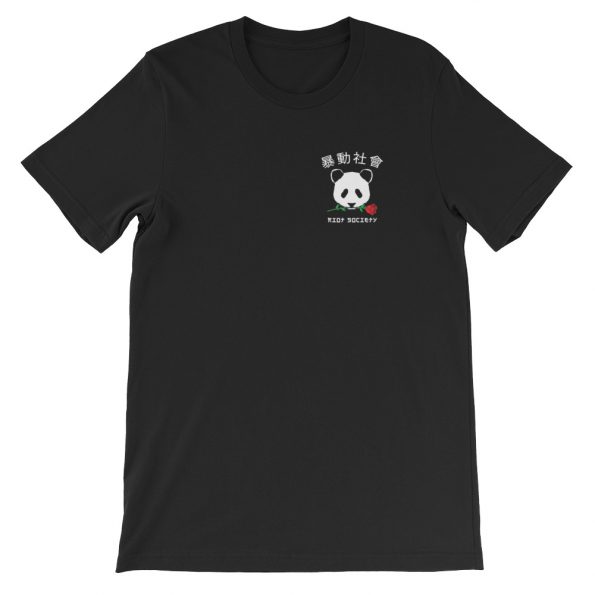 The Riot Society Panda Rose Short-Sleeve Unisex T-Shirt