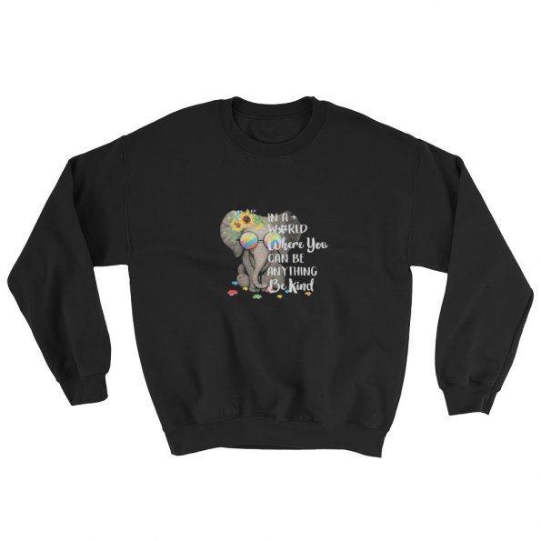 Autism Elephant in a world Sweatshirt