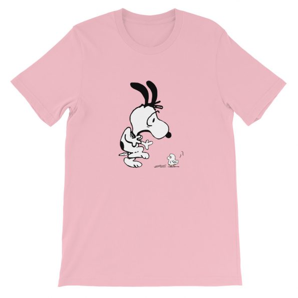 Scared Snoopy And Boo Woodstock Short-Sleeve Unisex T-Shirt