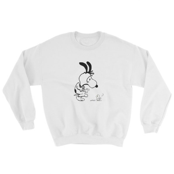 Scared Snoopy And Boo Woodstock Sweatshirt
