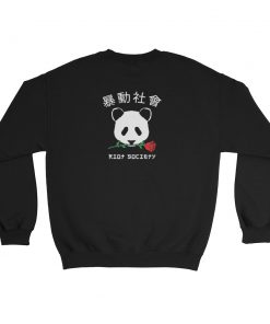 The Riot Society Panda Rose Sweatshirt