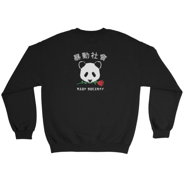 The Riot Society Panda Rose Sweatshirt