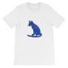 Abba Blue Cat Short-Sleeve Unisex T-Shirt
