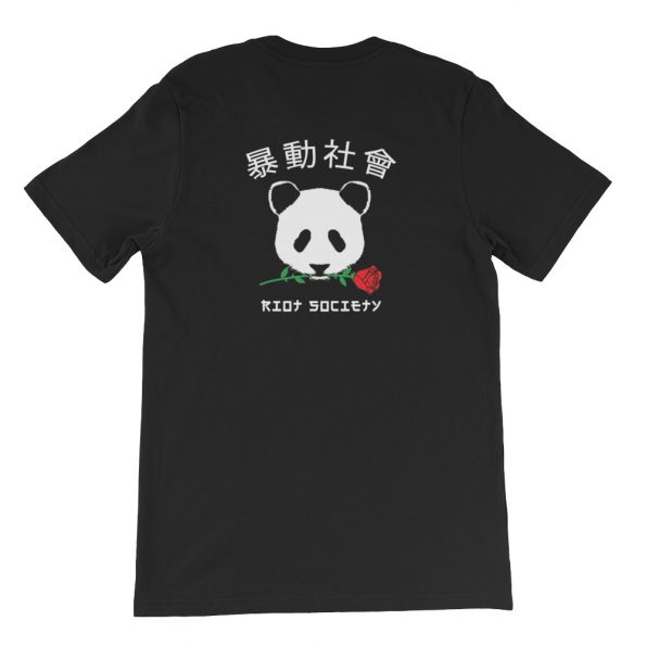 The Riot Society Panda Rose Short-Sleeve Unisex T-Shirt