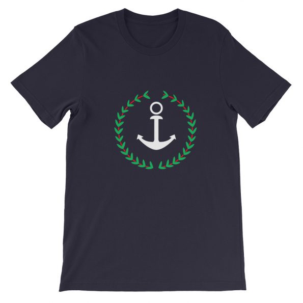 Anchor And Wreath Short-Sleeve Unisex T-Shirt