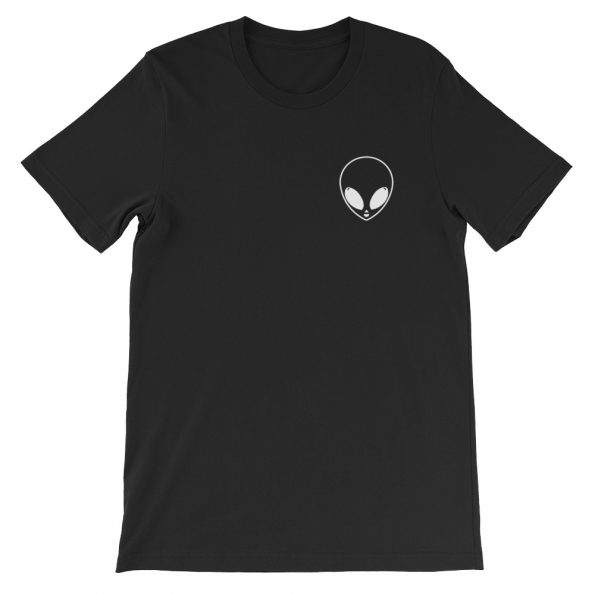 Alien Face Cute Short-Sleeve Unisex T-Shirt