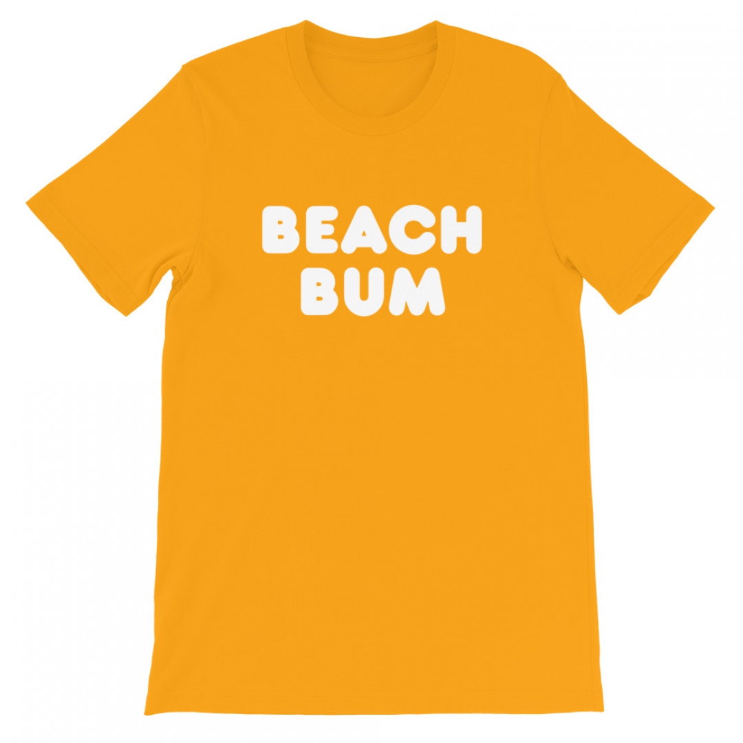 beach-bum-short-sleeve-unisex-t-shirt-cheap-graphic-tees