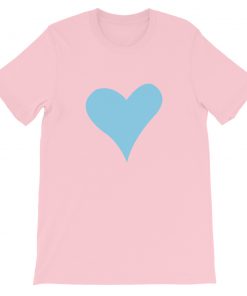 Blue Heart Short-Sleeve Unisex T-Shirt