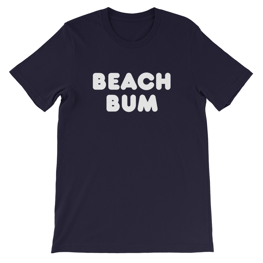 beach bum cat t shirt