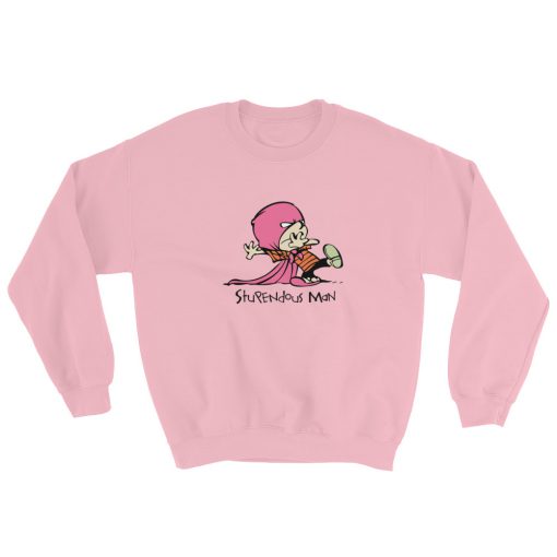 Calvin and Hobbes Stupendous Man Sweatshirt