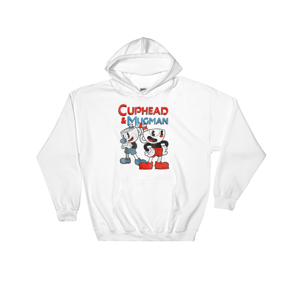 Cuphead And Mugman Hooded Sweatshirt - Clothpedia