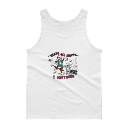 Calvin And Hobbes Heads All Empty Tank top