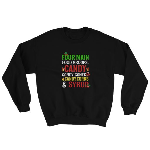 Four Main Food Groups Candy Sweatshirt