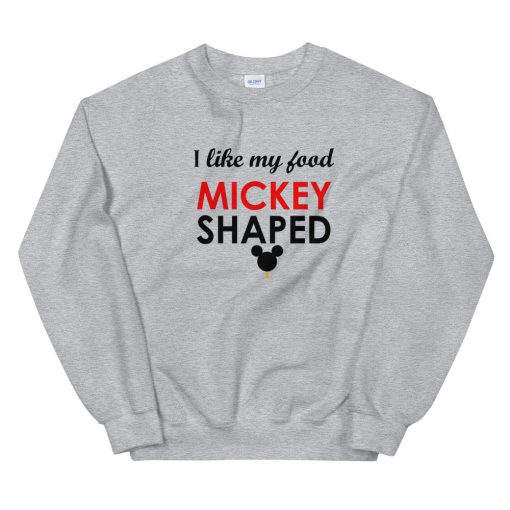 I Like My Food Mickey Shaped Sweatshirt