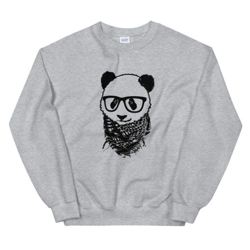 Panda With Glasses Sweatshirt