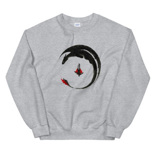 Hiccup and Toothless fly Sweatshirt