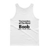 the invention of the word Boob Tank top