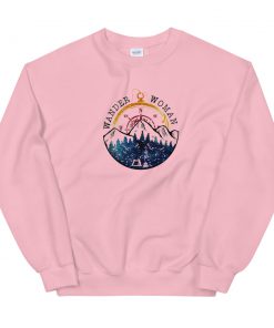 Wander Woman Loves Camping Unisex Sweatshirt