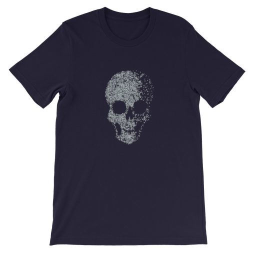 Skull Glitter Short-Sleeve Unisex T-Shirt