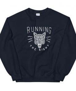 Running The Night Wolf Sweatshirt