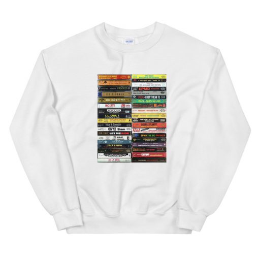 Old school hip hop cassette tape Sweatshirt