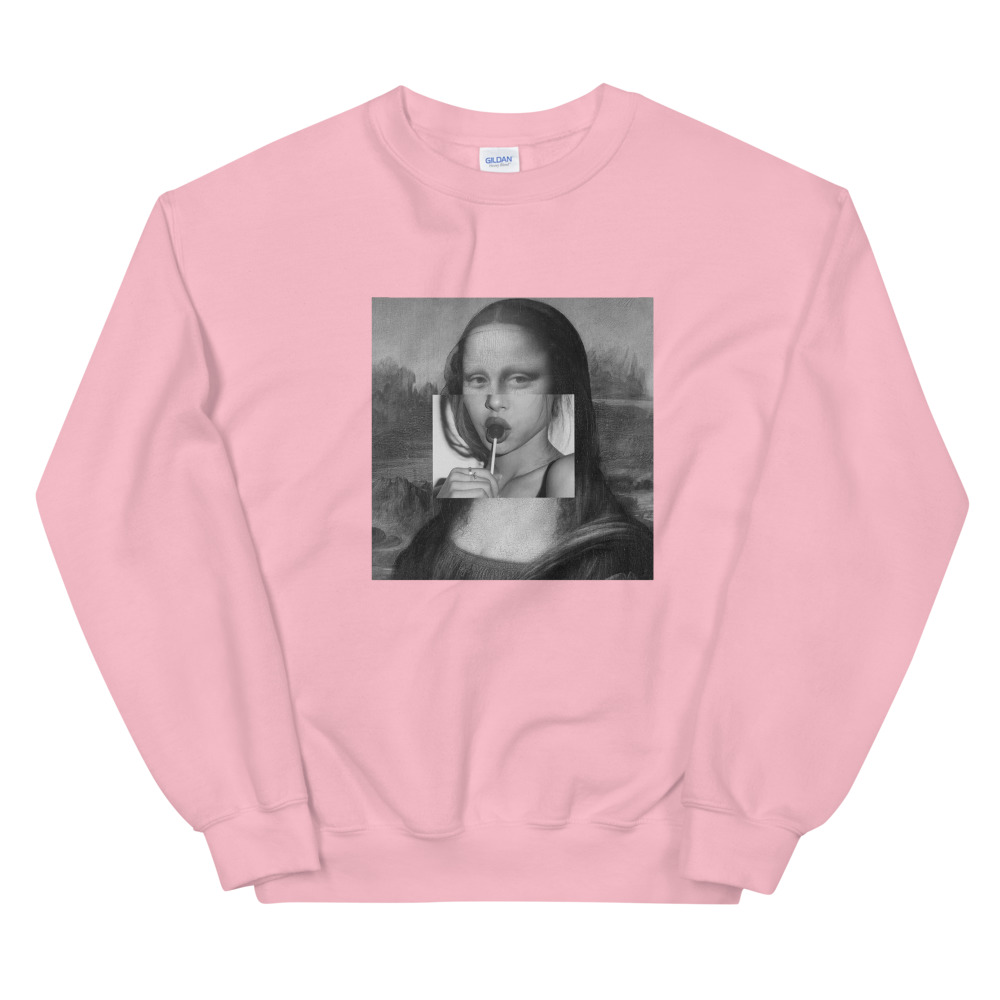 mona lisa t shirt lollipop