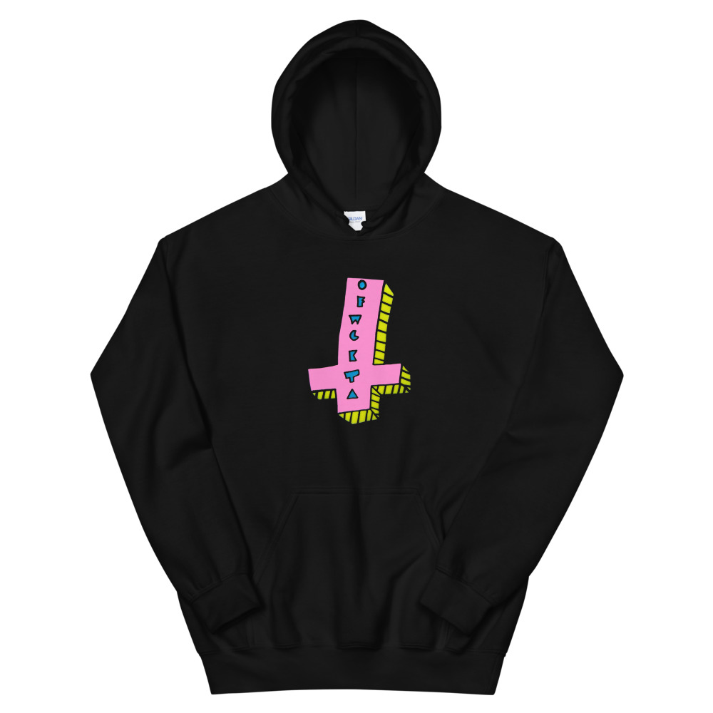 Ofwgkta Cross Logo Hooded Sweatshirt - Clothpedia