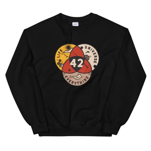 42 Answrer Life Universe Everything Unisex Sweatshirt