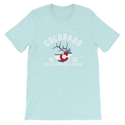 Colorado The Centennial State 1876 Short-Sleeve Unisex T-Shirt