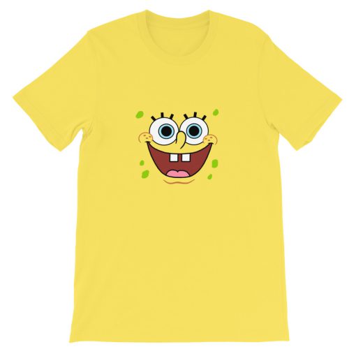 Spongebob Face Short-Sleeve Unisex T-Shirt