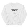 I Used To Be In a Band and Other Lies Unisex Sweatshirt
