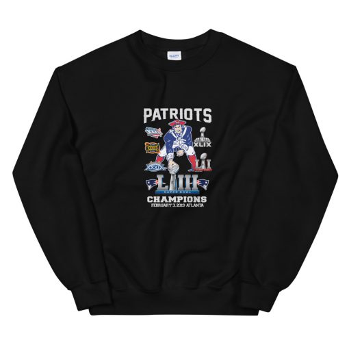 New England Patriots 6x Super Bowl Champions Unisex Sweatshirt