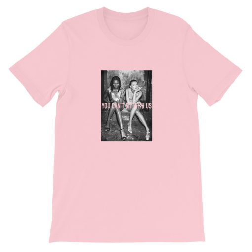 you can’t sit with us kate moss and naomi campbell Short-Sleeve Unisex T-Shirt