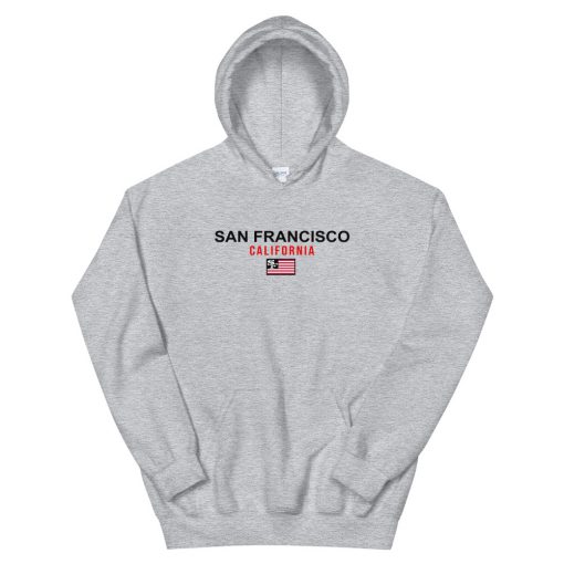 San Francisco California Flag Unisex Hoodie