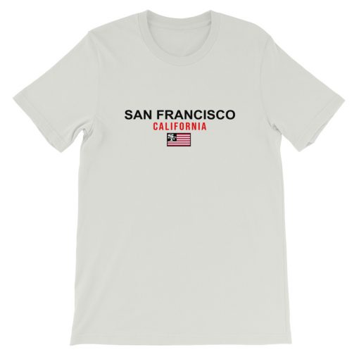San Francisco California Flag Short-Sleeve Unisex T-Shirt