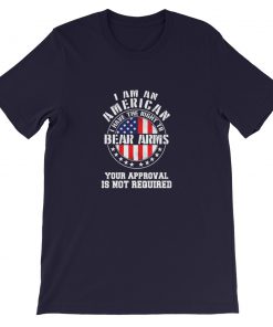I Am An American Bear Arms Short-Sleeve Unisex T-Shirt