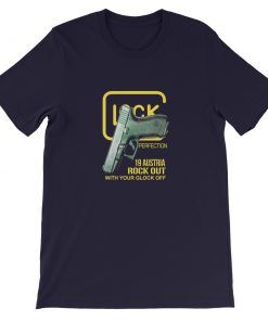Glock 19 Austria Rock Out Gun Short-Sleeve Unisex T-Shirt