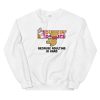 Pooh drinking Dunkin Donuts because adulting is hard Unisex Sweatshirt