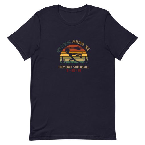 Alien Storm Area 51 they can't stop us all Short-Sleeve Unisex T-Shirt