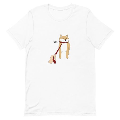 Shiba Inu No Short-Sleeve Unisex T-Shirt